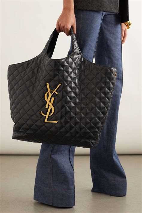 shopper tasche ysl|ysl large quilted tote bag.